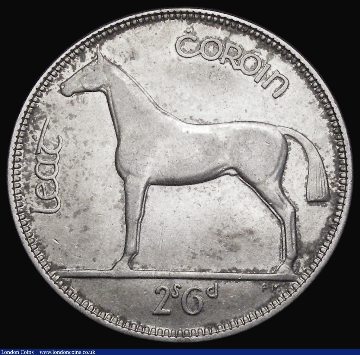 London Coins : A188 : Lot 878 : Ireland Halfcrown 1934 S.6625 NEF/GVF with some contact marks and hairlines