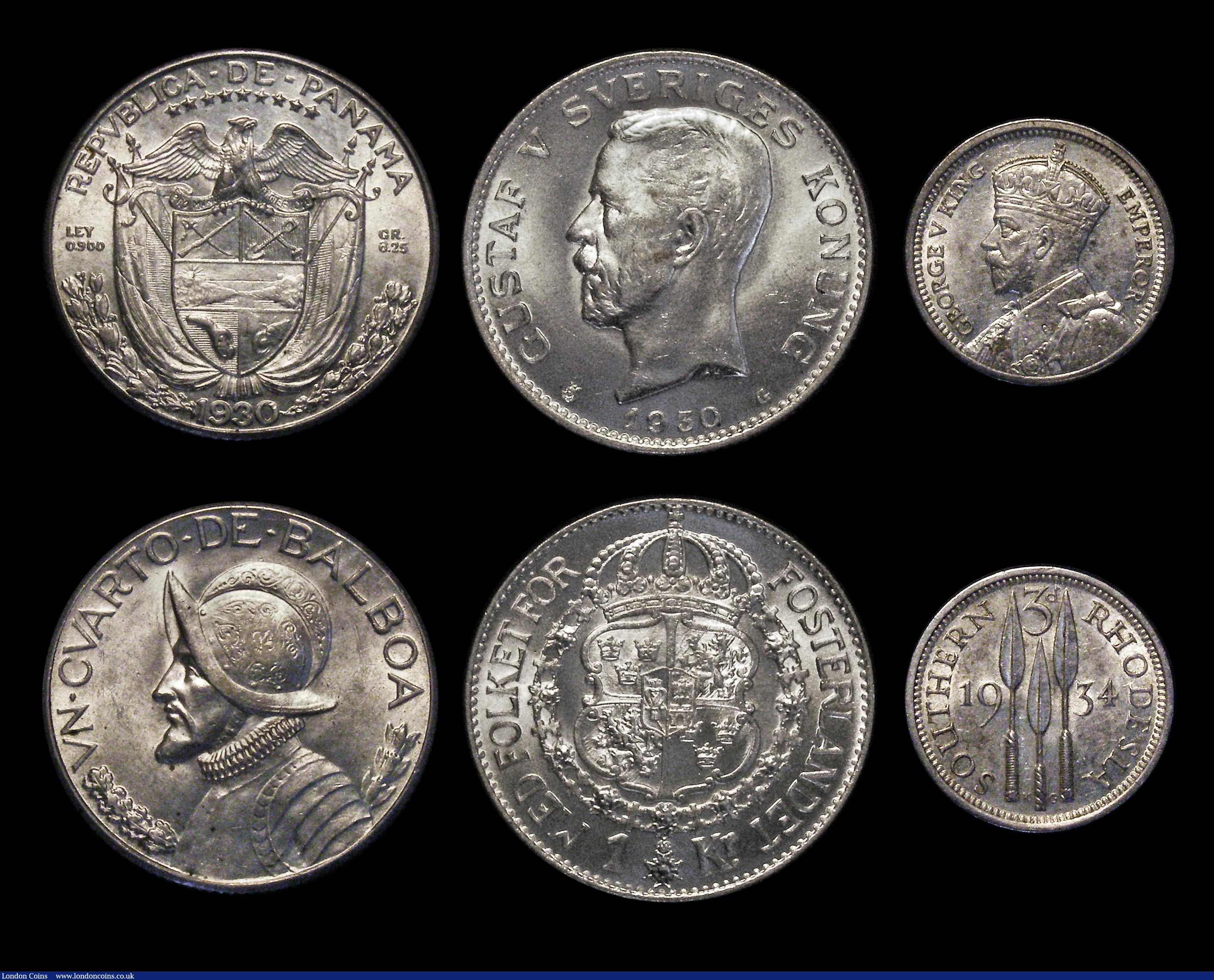 London Coins : A189 : Lot 2527 : World in high grade (6) Palestine Two Mils 1942 KM#2 UNC and lustrous with touches of colourful tone...