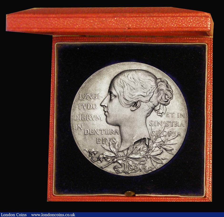 London Coins : A189 : Lot 804 : Queen Victoria Diamond Jubilee 1897 56mm in silver by G.W. de Saulles (after T.Brock/W.Wyon), The Of...