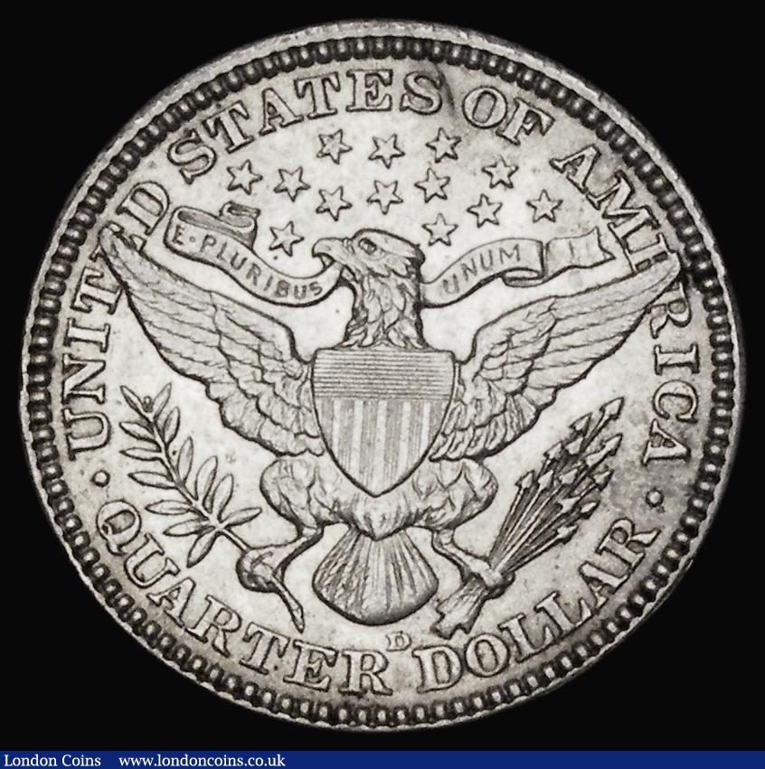 London Coins : A190 : Lot 1648 : USA Quarter Dollar 1913D Breen 4214 A/UNC with a subtle golden lustre, comes with an old Bowers and ...