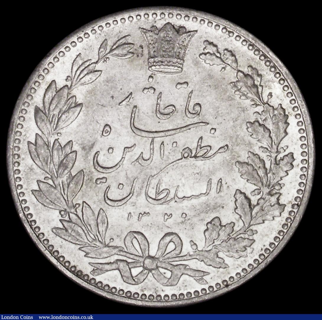 London Coins : A191 : Lot 1013 : Iran 5,000 Dinars AH1320 (1902) KM976 Unc