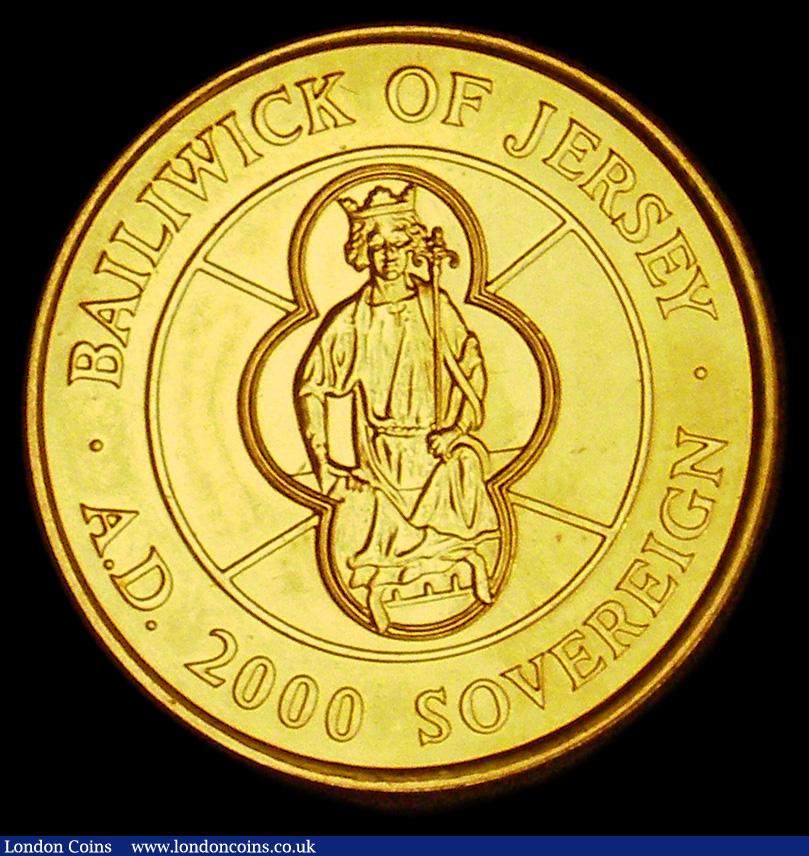 London Coins : A191 : Lot 1043 : Jersey Sovereign 2000 AU/Unc