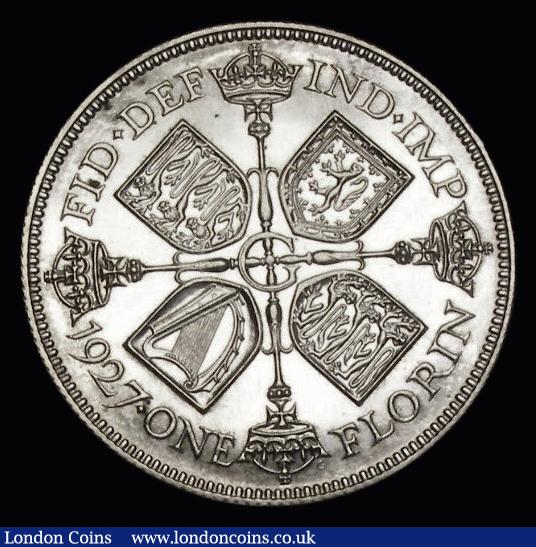 London Coins : A191 : Lot 1488 : Florin 1927 Proof ESC 947, Bull 3779 nFDC