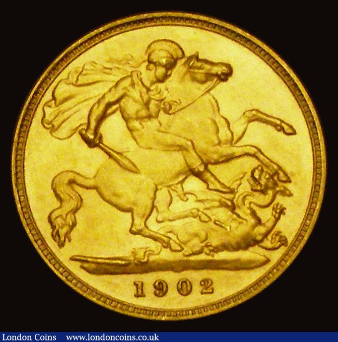 London Coins : A191 : Lot 1597 : Half Sovereign 1902 Matt Proof S.3974A nFDC