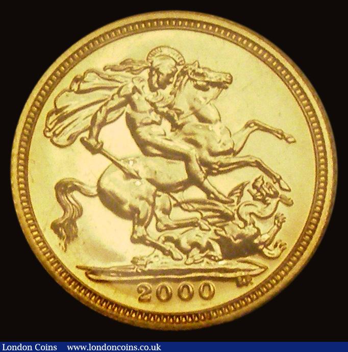 London Coins : A191 : Lot 1620 : Half Sovereign 2000 Unc