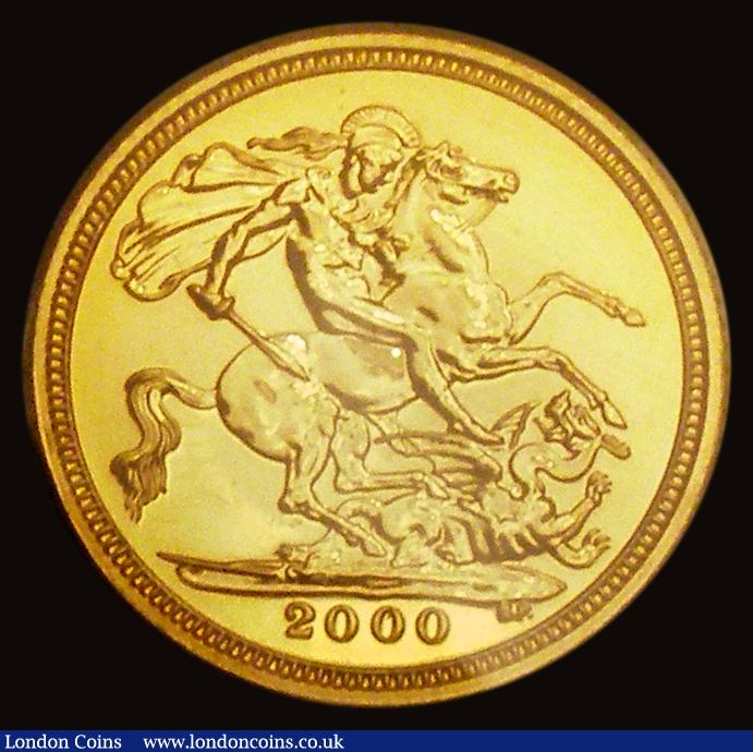 London Coins : A191 : Lot 1621 : Half Sovereign 2000 Unc