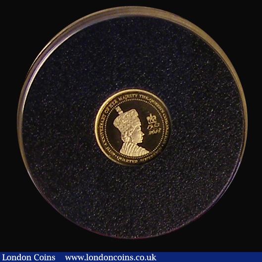 London Coins : A191 : Lot 560 : Alderney Quarter Sovereign 2018 65th Anniversary Gold Proof FDC comes in Harrington and Byrne's...