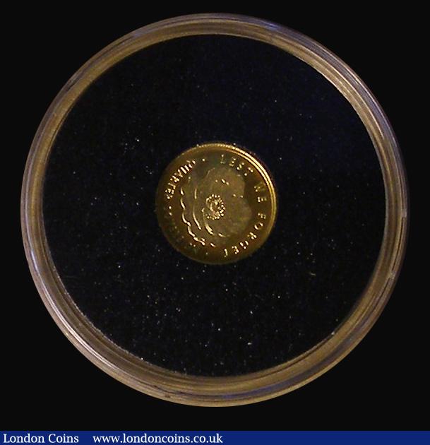 London Coins : A191 : Lot 663 : Tristan Da Cunha Quarter Sovereign 2016 Lest We Forget Gold Proof FDC with Harrington & Byrne ...