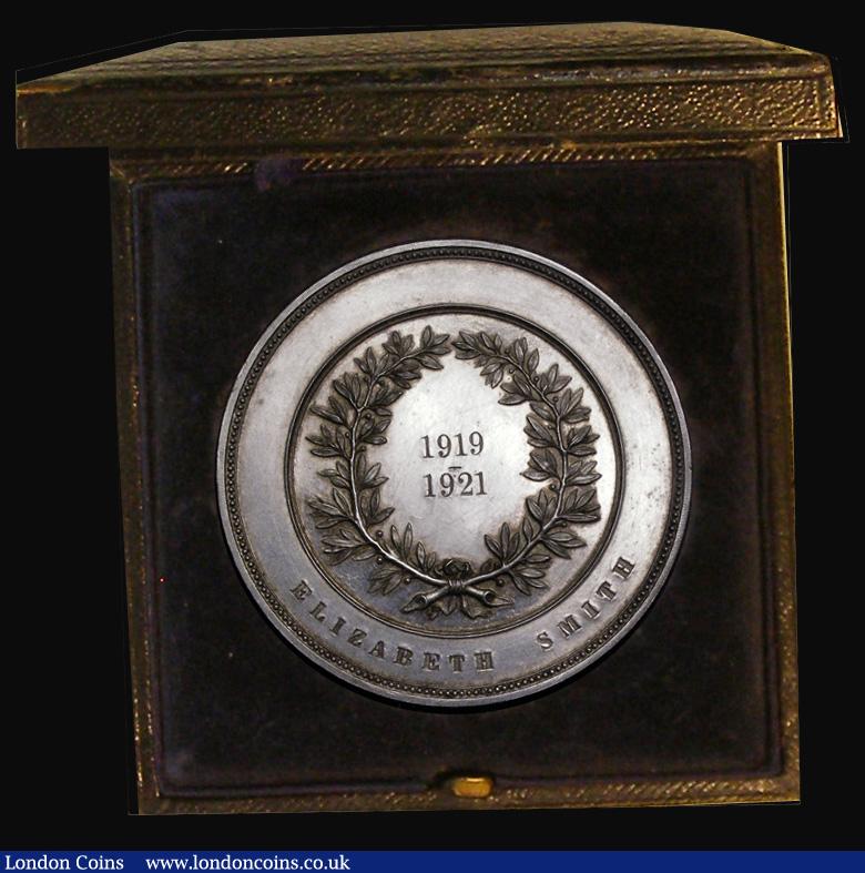 London Coins : A191 : Lot 824 : Episcopal Training College Edinburg 52mm Silver (60 grams) Prize Medal 1919-1921 Elizabeth Smith cho...