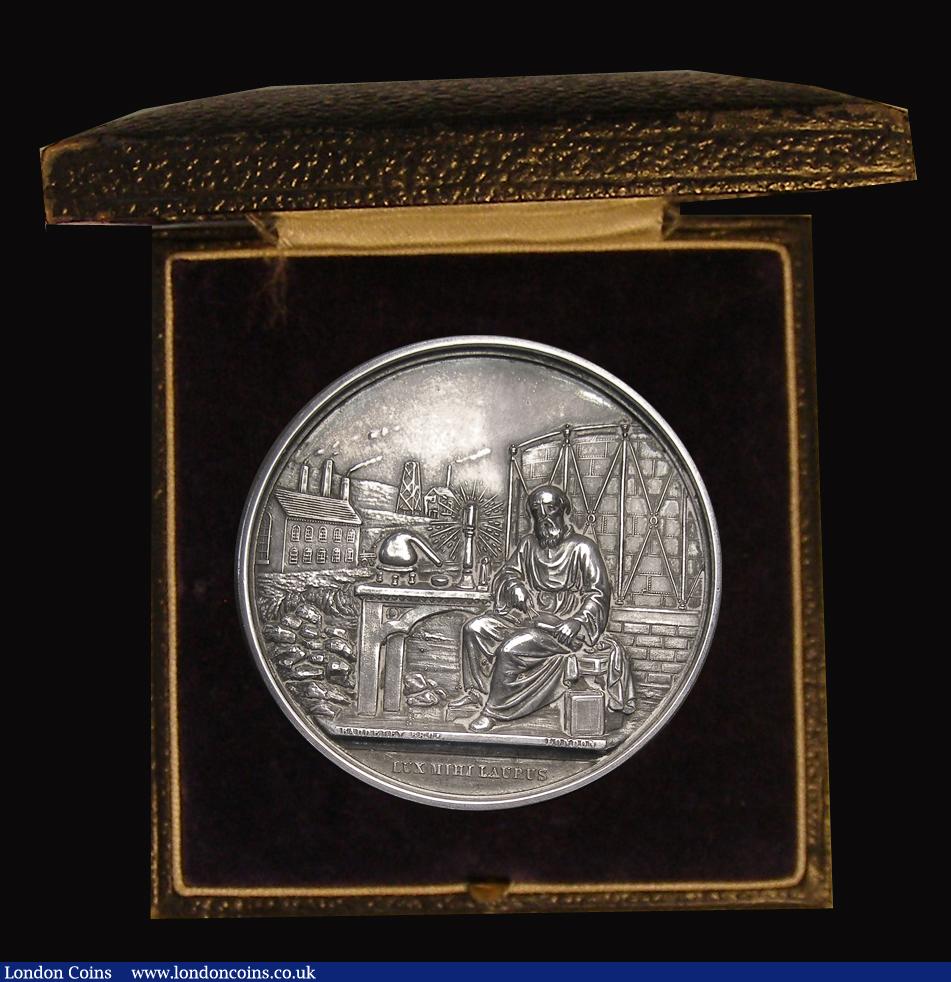 London Coins : A191 : Lot 832 : The Institute of Gas Engineers 1932 60mm diameter silver (93 grams) Bradley Brothers London edge let...