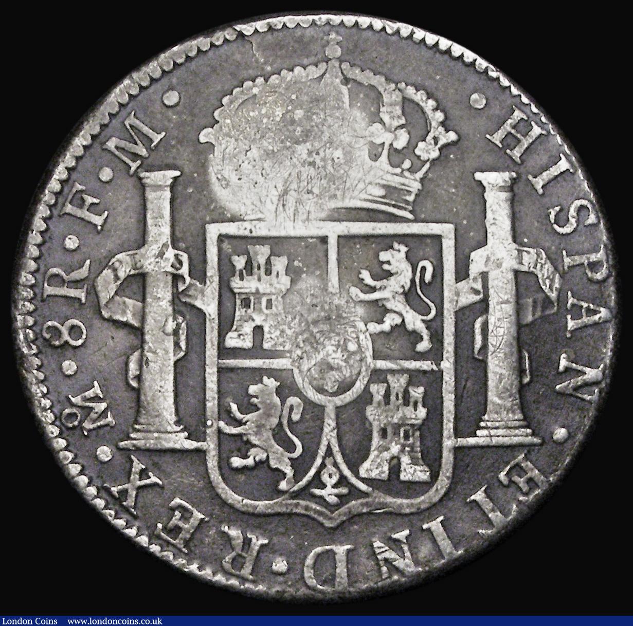 London Coins : A191 : Lot 891 : Azores 1200 Reis Countermarked with crowned GP countermark (Government of Portugal, Decree of 1887) ...