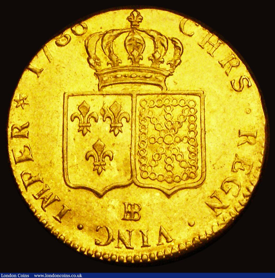London Coins : A191 : Lot 936 : France 2 Louis d'Or 1786BB EF