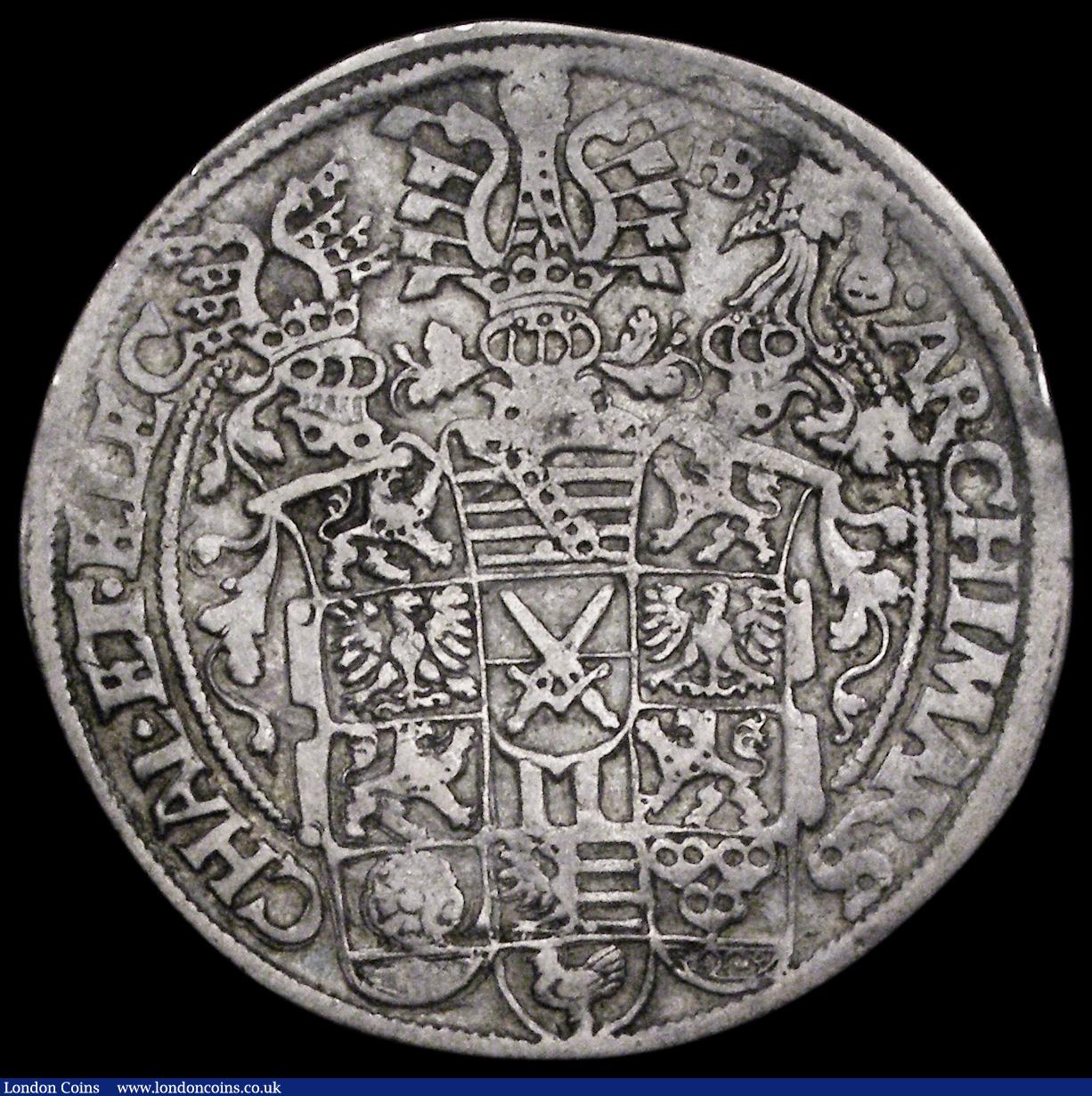 London Coins : A191 : Lot 958 : German States - Saxony Albertine Thaler 1587HB MB#251 VF