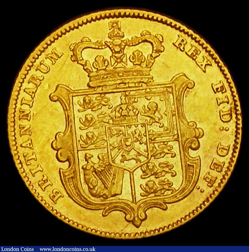 London Coins : A192 : Lot 1110 : Half Sovereign 1828 Marsh 409, S.3804 nearer EF than VF