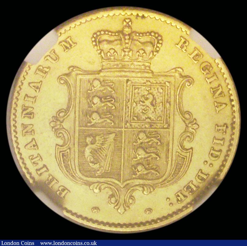 London Coins : A192 : Lot 1118 : Half Sovereign 1849 Marsh 423, S.3859 in an NGC Holder graded AU58