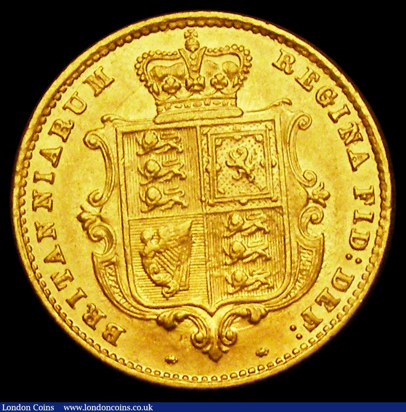 London Coins : A192 : Lot 1119 : Half Sovereign 1861 Marsh 425 GVF/NEF and a seldom offered date