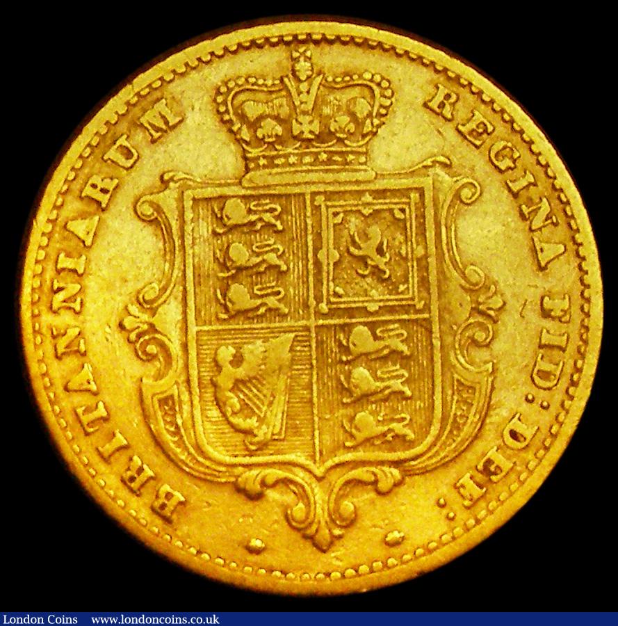 London Coins : A192 : Lot 1120 : Half Sovereign 1858 Marsh 432 Fine