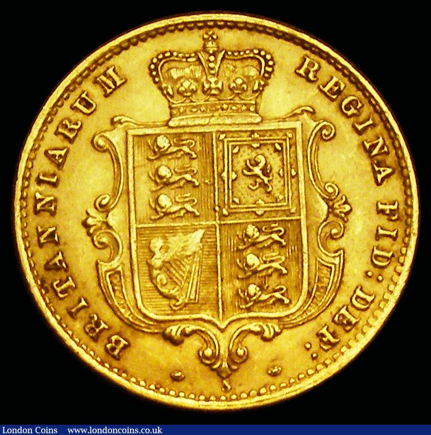 London Coins : A192 : Lot 1121 : Half Sovereign 1867 Marsh 443, Die Number 5 EF or near so