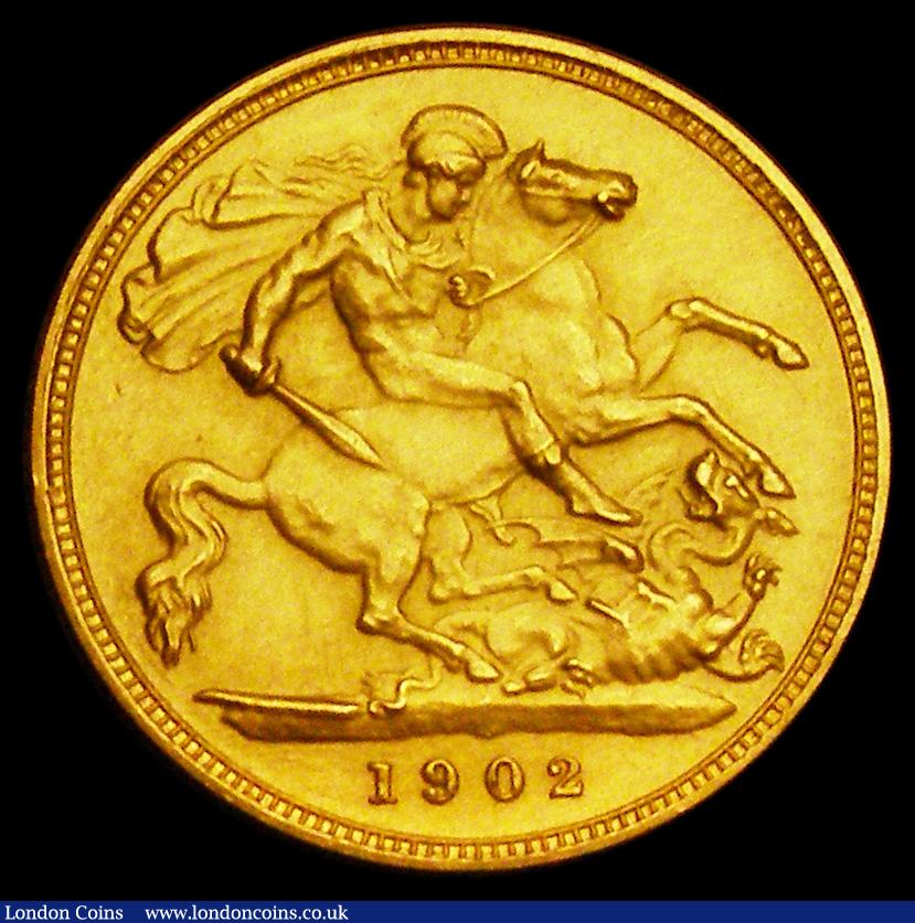 London Coins : A192 : Lot 1136 : Half Sovereign 1902 Matt Proof FDC