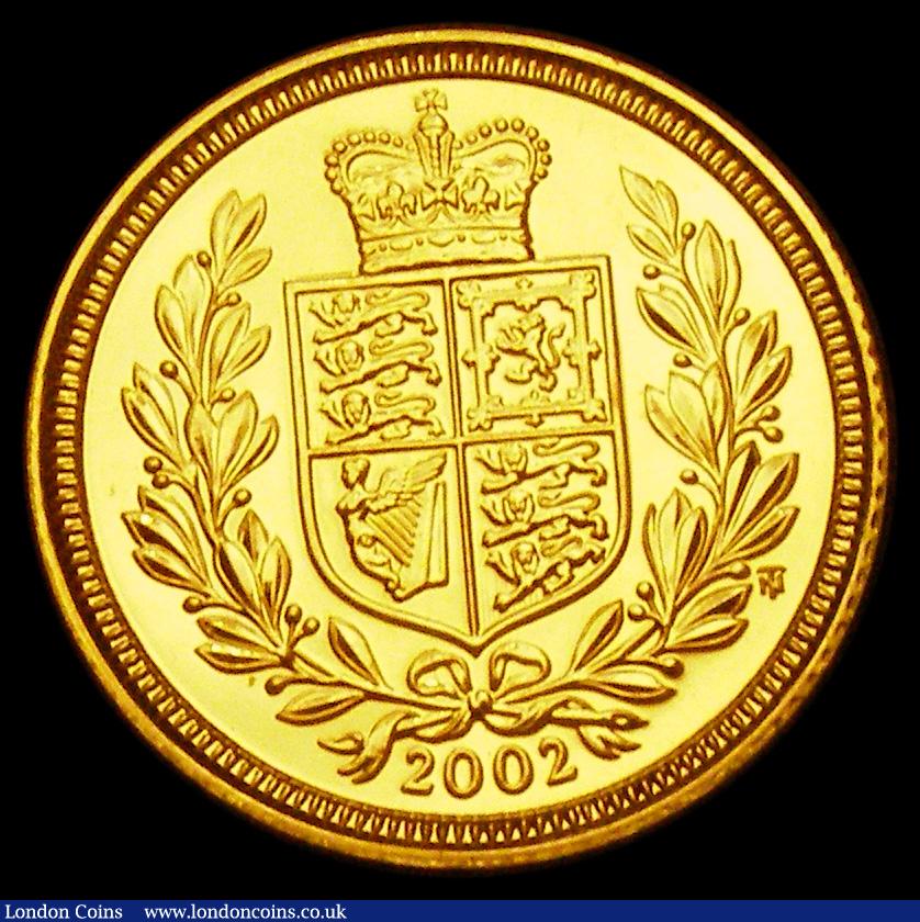 London Coins : A192 : Lot 1153 : Half Sovereign 2002 Shield,  one year type Unc