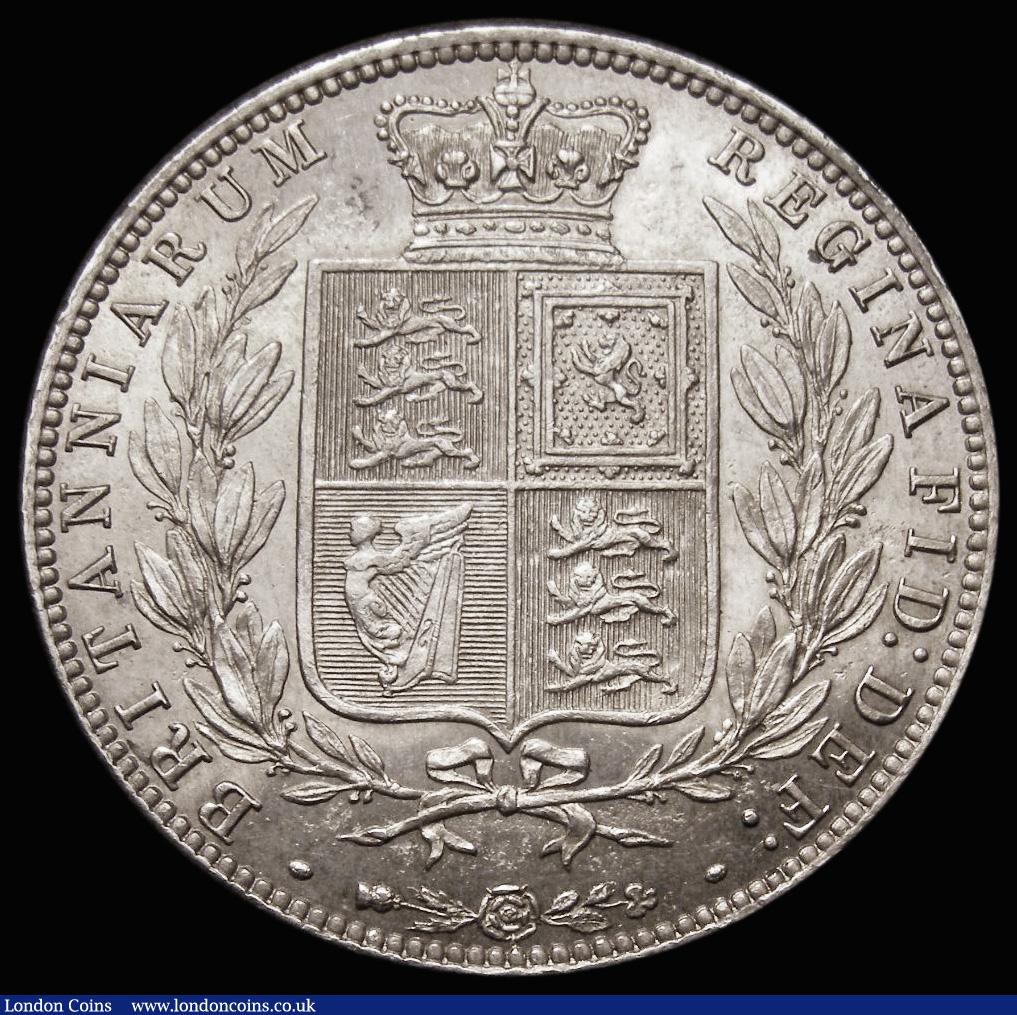 London Coins : A192 : Lot 1197 : Halfcrown 1874 ESC 692, Bull 2741 A/UNC with an even tone, in a CGS holder and graded 75
