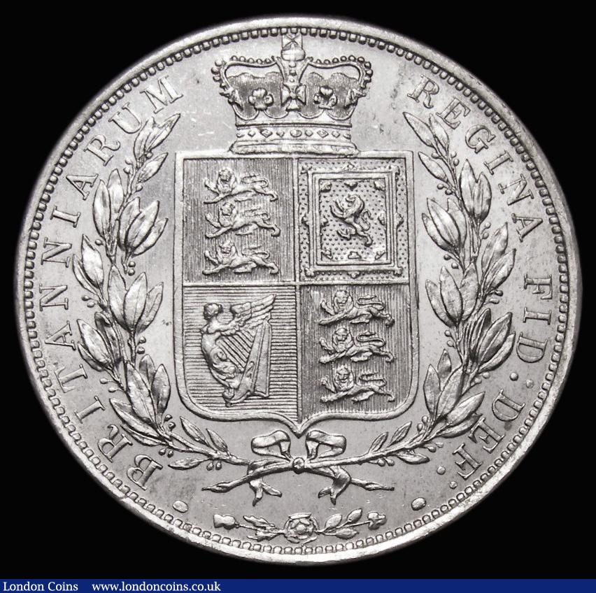 London Coins : A192 : Lot 1206 : Halfcrown 1886 ESC 715, Bull 2767 UNC/AU and lustrous, in an LCGS holder and graded LCGS 75, Ex-Lond...
