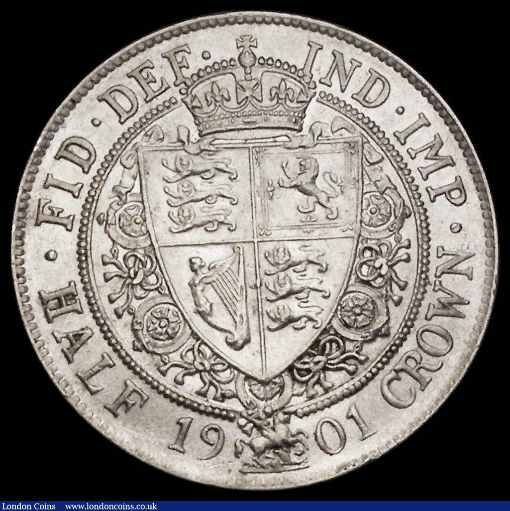 London Coins : A192 : Lot 1228 : Halfcrown 1901 ESC 735, Bull 2787 EF