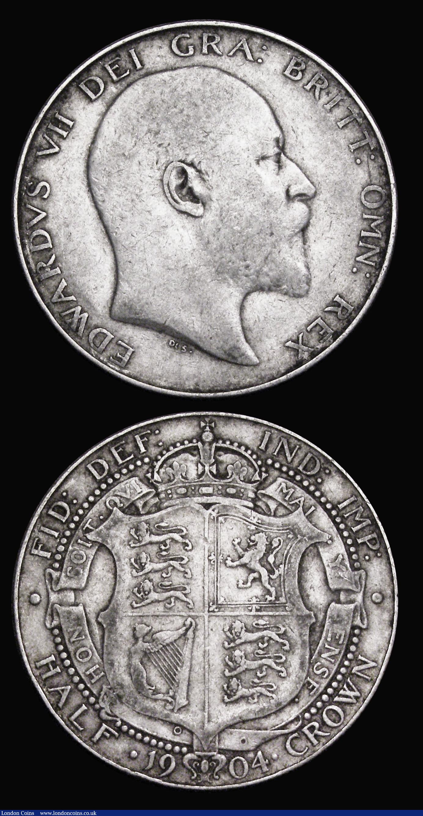 London Coins : A192 : Lot 1252 : Halfcrowns (2) 1903 and 1904 VG-Fine
