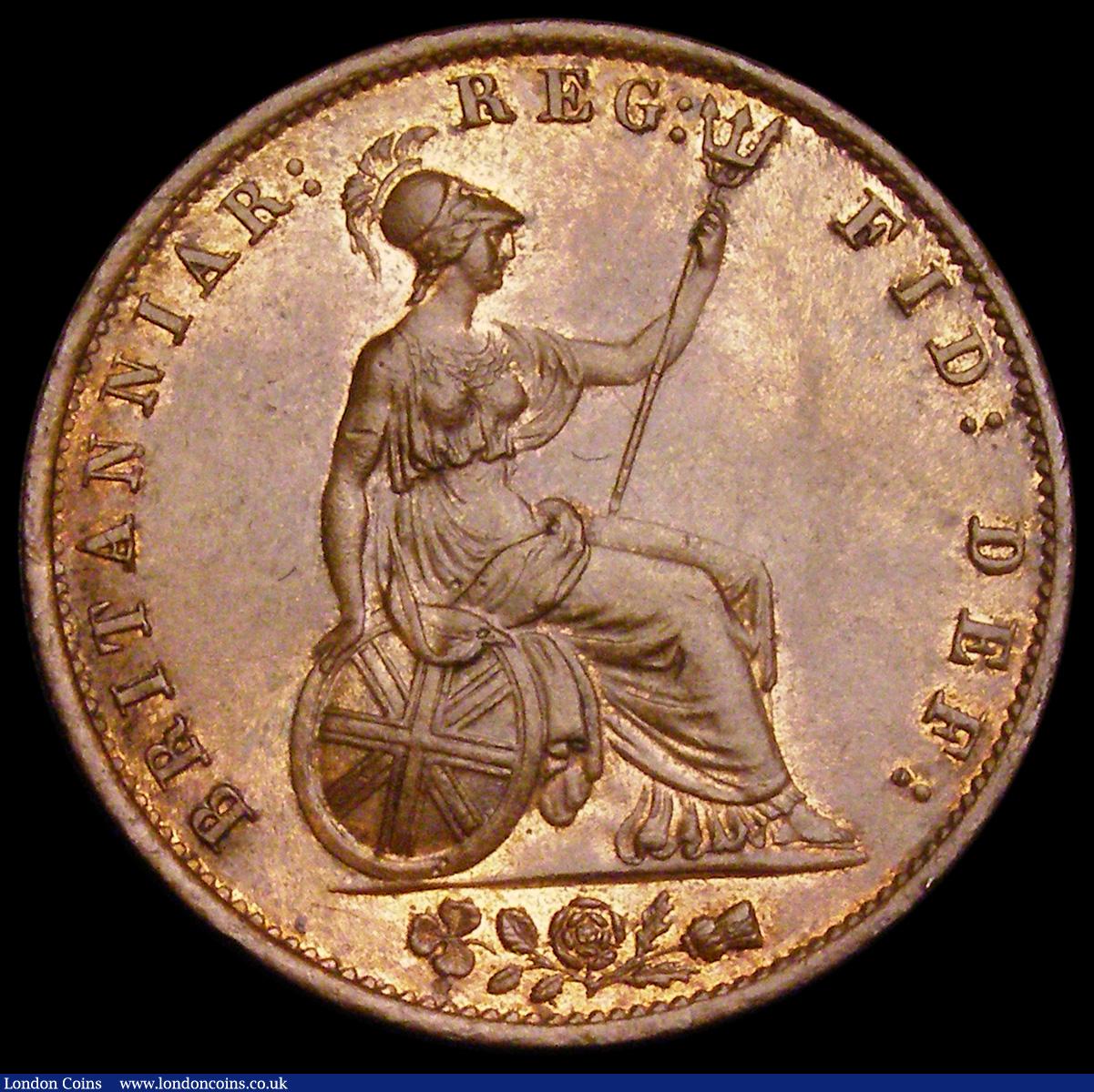 London Coins : A192 : Lot 1270 : Halfpenny 1855 Peck 1543 UNC or near so with traces of lustre