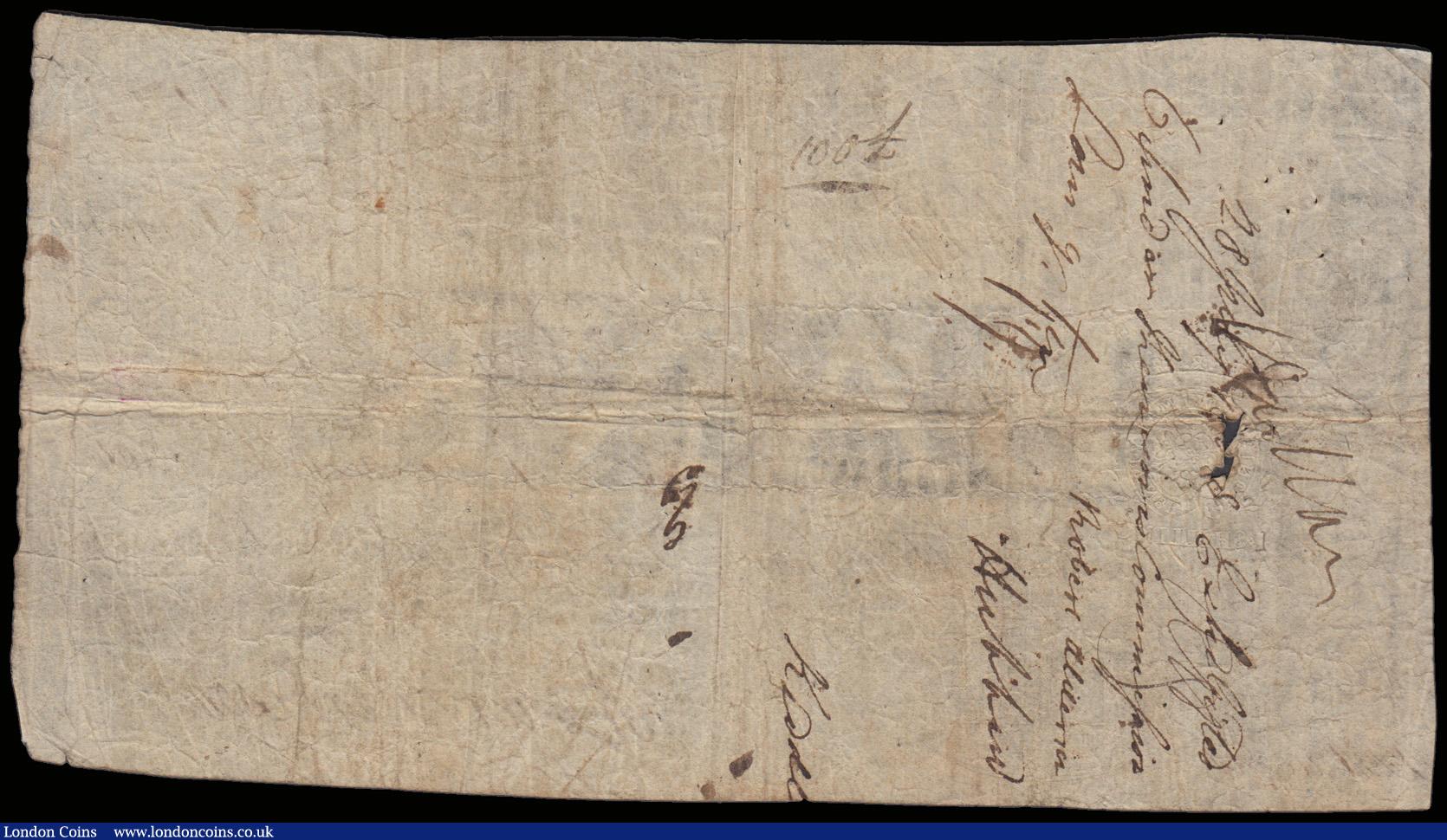 London Coins : A192 : Lot 133 : Norwich Bank Ten Pounds 1st March 1806 for Roger Kerrison and Thomas Allday Kerrison Outing 1602 S/N...