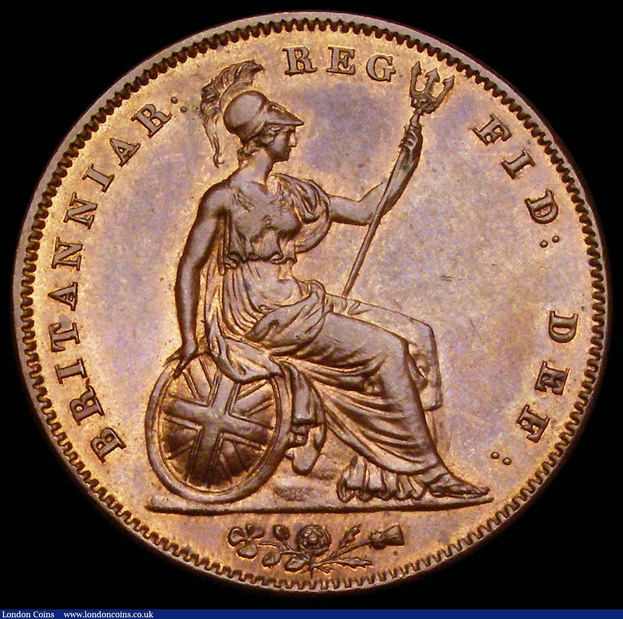 London Coins : A192 : Lot 1350 : Penny 1841 No Colon After REG Peck 1484 UNC/AU with subdued lustre but once lightly cleaned or dippe...