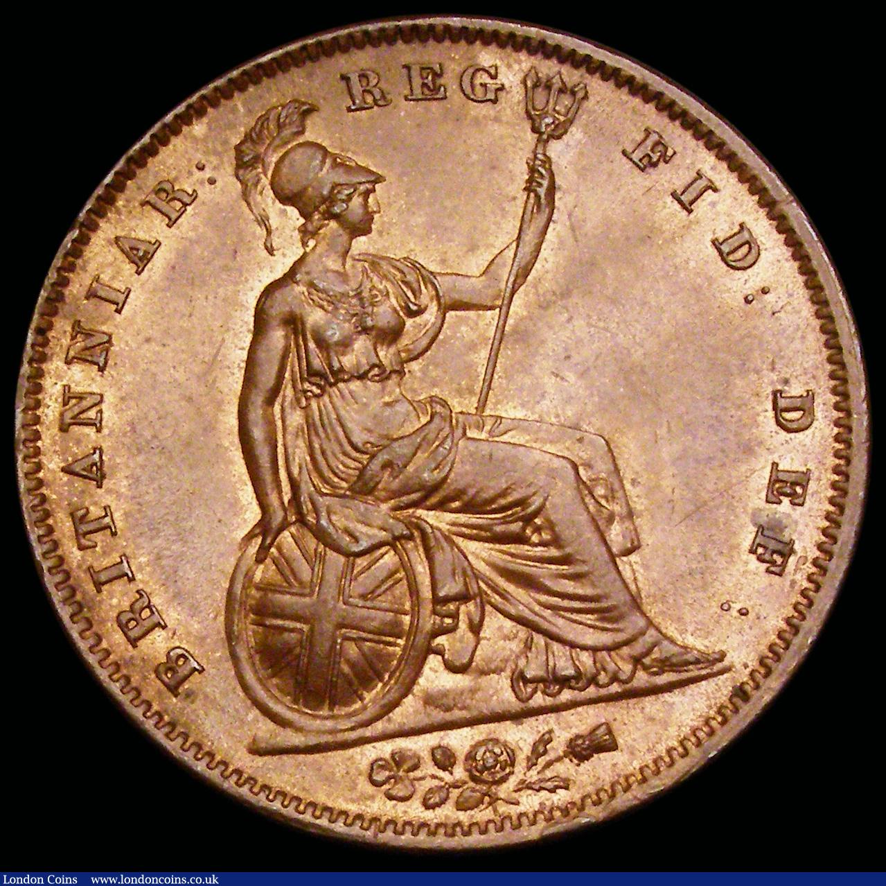 London Coins : A192 : Lot 1351 : Penny 1841 Peck 1484 No Colon after REG lustrous Unc or near so a pleasing example