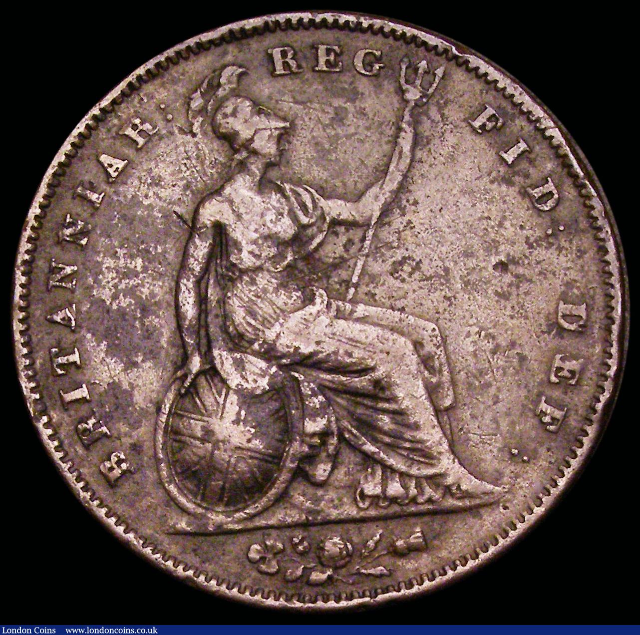 London Coins : A192 : Lot 1355 : Penny 1843 No Colon after REG Peck 1485 VG scarce