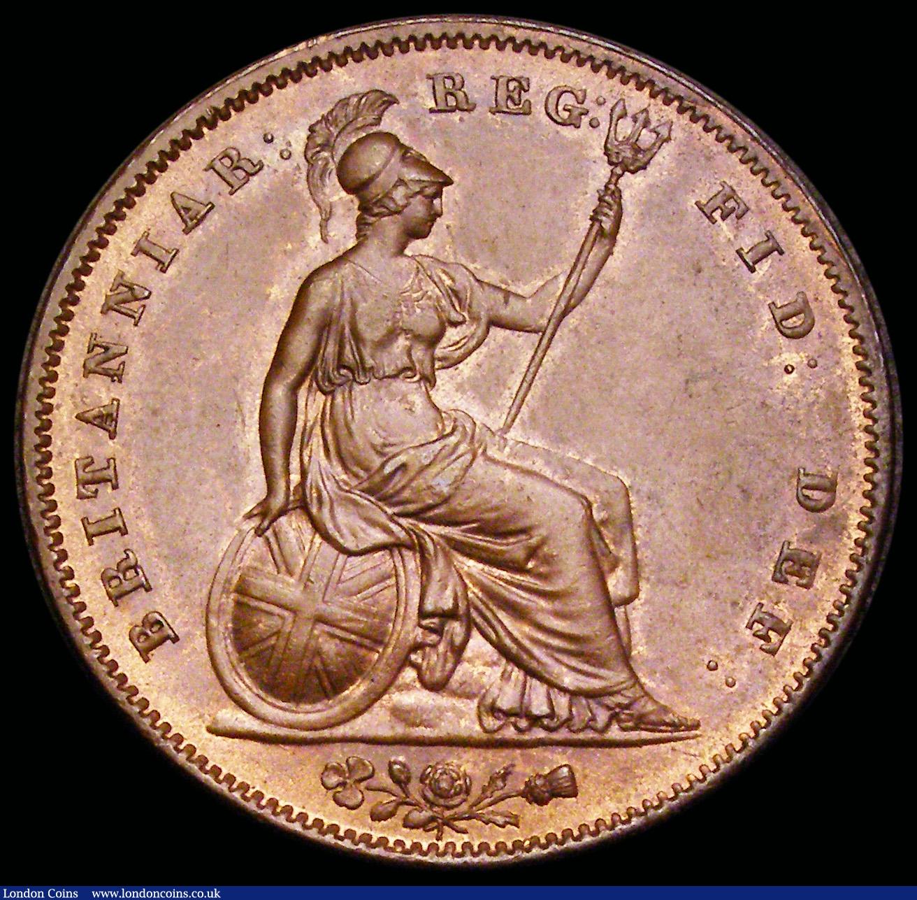 London Coins : A192 : Lot 1363 : Penny 1847 DEF Far Colon Peck 1493 AU with some subdued lustre
