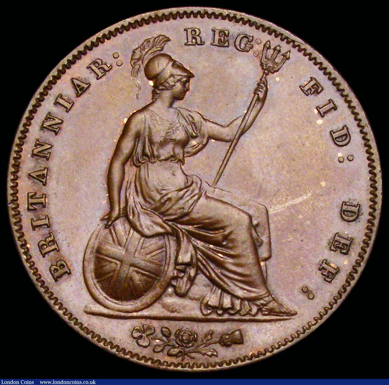 London Coins : A192 : Lot 1392 : Penny 1858 8 over 6 surprisingly unlisted by Peck and Spink the overdate clear AU but once lightly c...