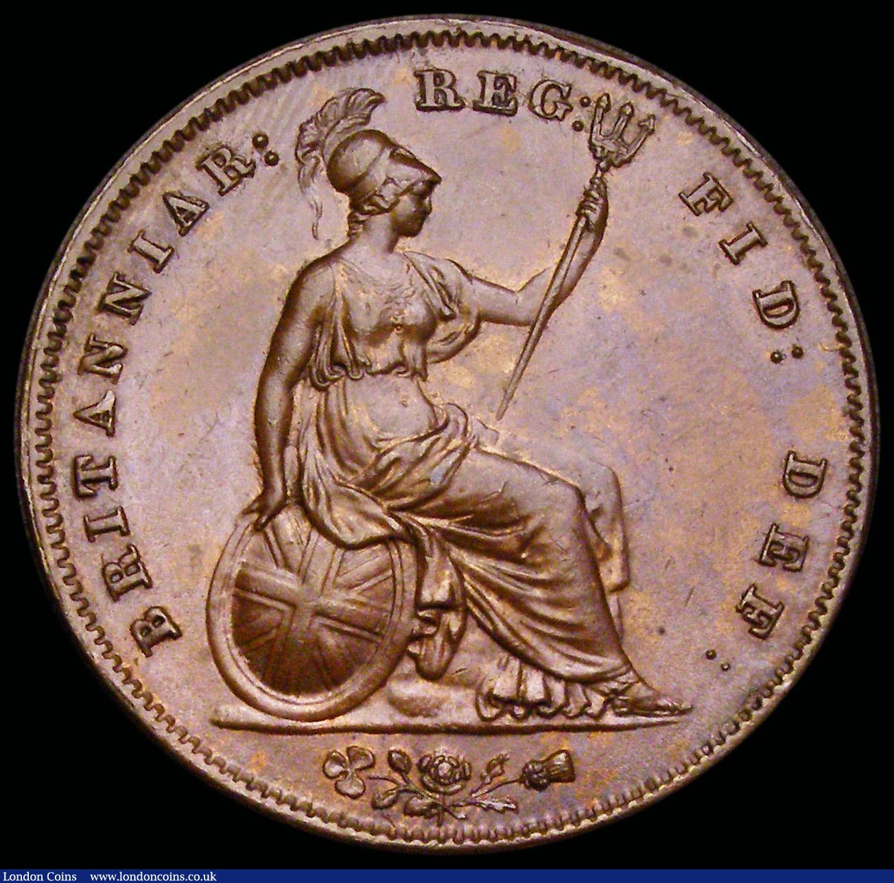 London Coins : A192 : Lot 1397 : Penny 1859 Peck 1519 AU but once lightly cleaned or dipped in olive oil or something similar so the ...