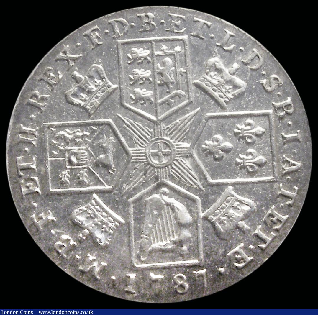 London Coins : A192 : Lot 1519 : Shilling 1787 Hearts ESC 1225 CGS 75
