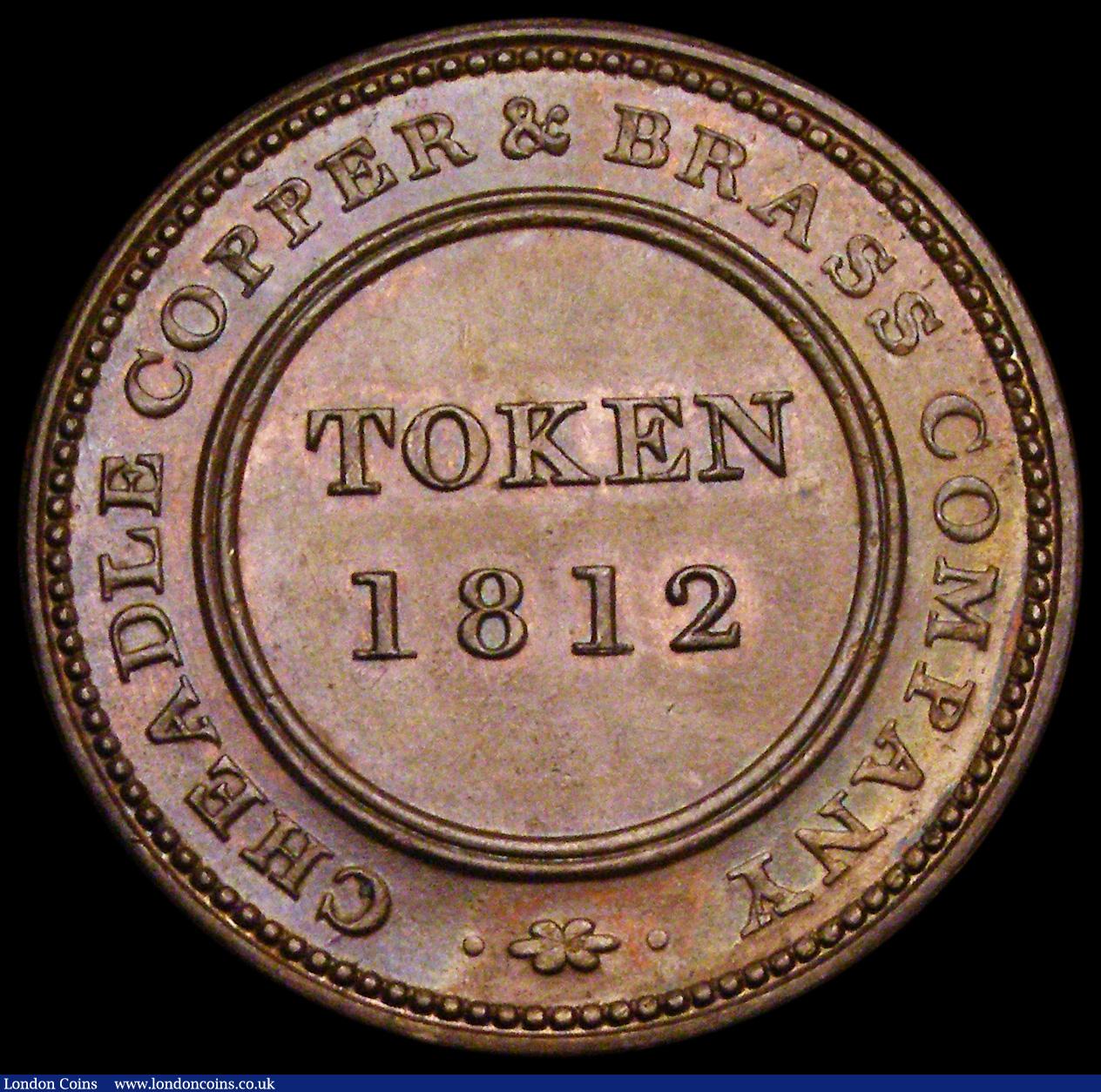 London Coins : A192 : Lot 385 : Penny 1812 Cheadle and Neath W667 Unc