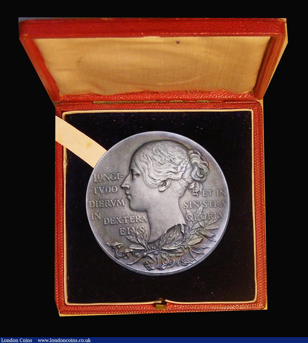London Coins : A192 : Lot 430 : Diamond Jubilee of Queen Victoria 1897 56mm diameter in silver, The Official Royal Mint issue, by T....