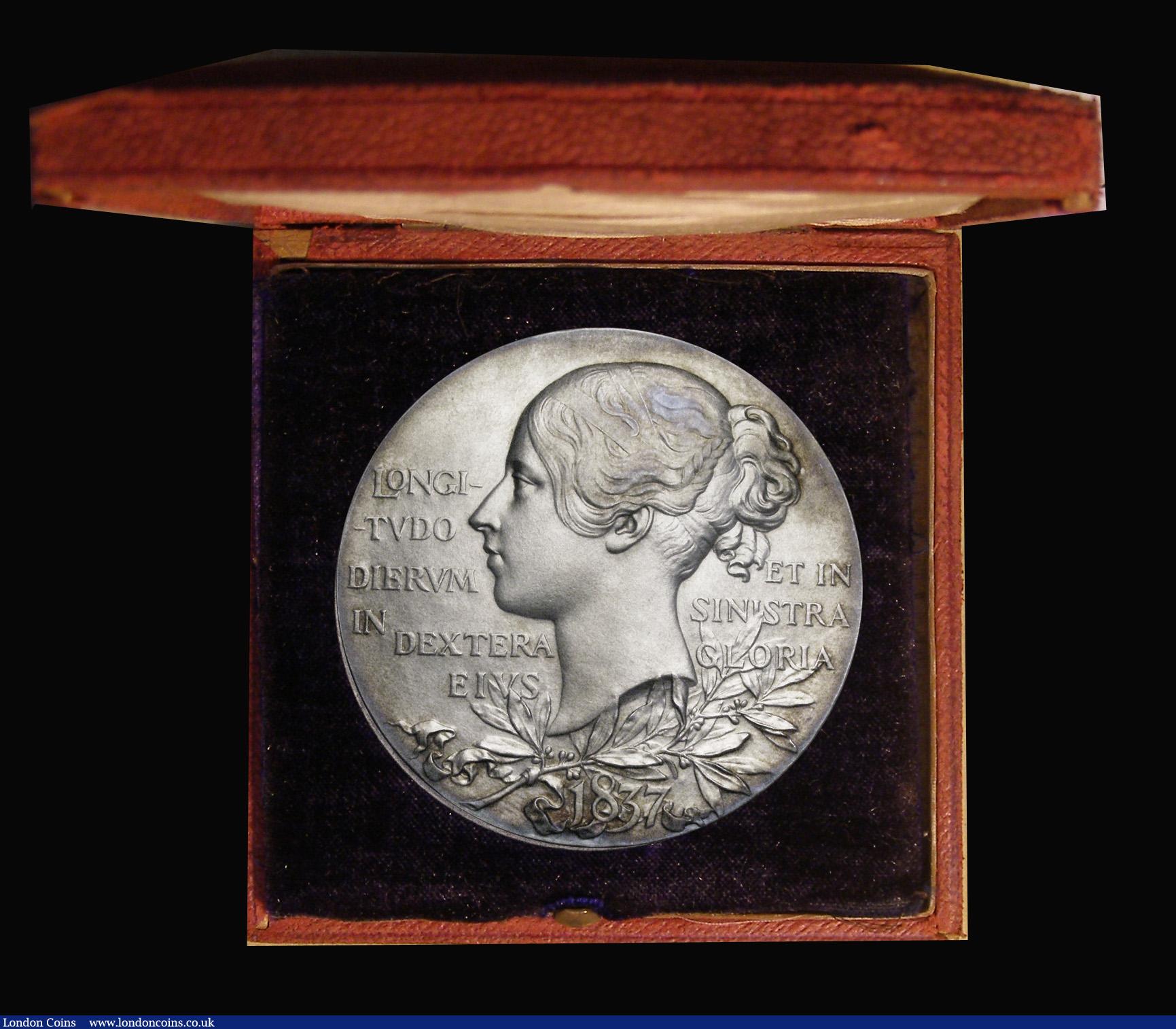 London Coins : A192 : Lot 431 : Diamond Jubilee of Queen Victoria 1897 56mm diameter in silver, The Official Royal Mint issue, by T....
