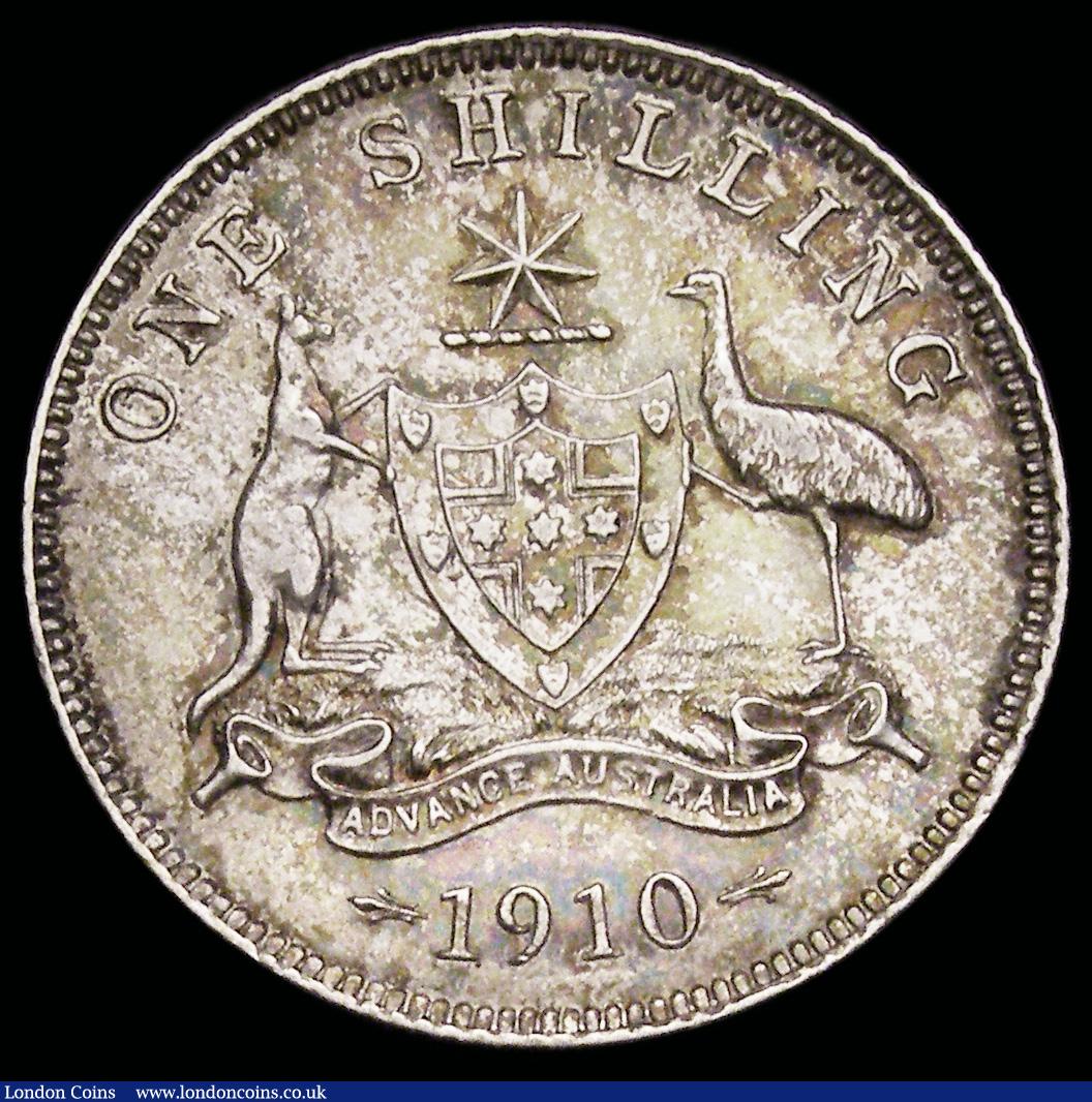 London Coins : A192 : Lot 512 : Australia Shilling 1910 KM#26 EF with a pleasant tone