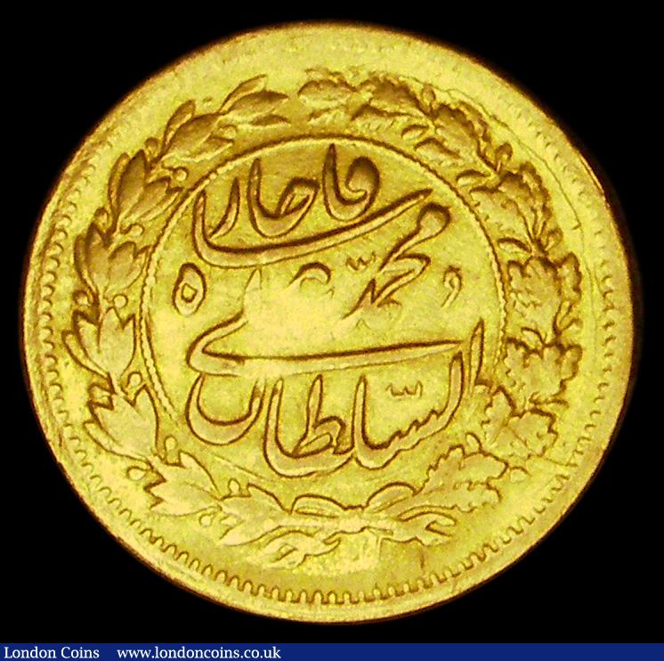 London Coins : A192 : Lot 648 : Iran 1/2 Toman AH1324 KM1021 GVF