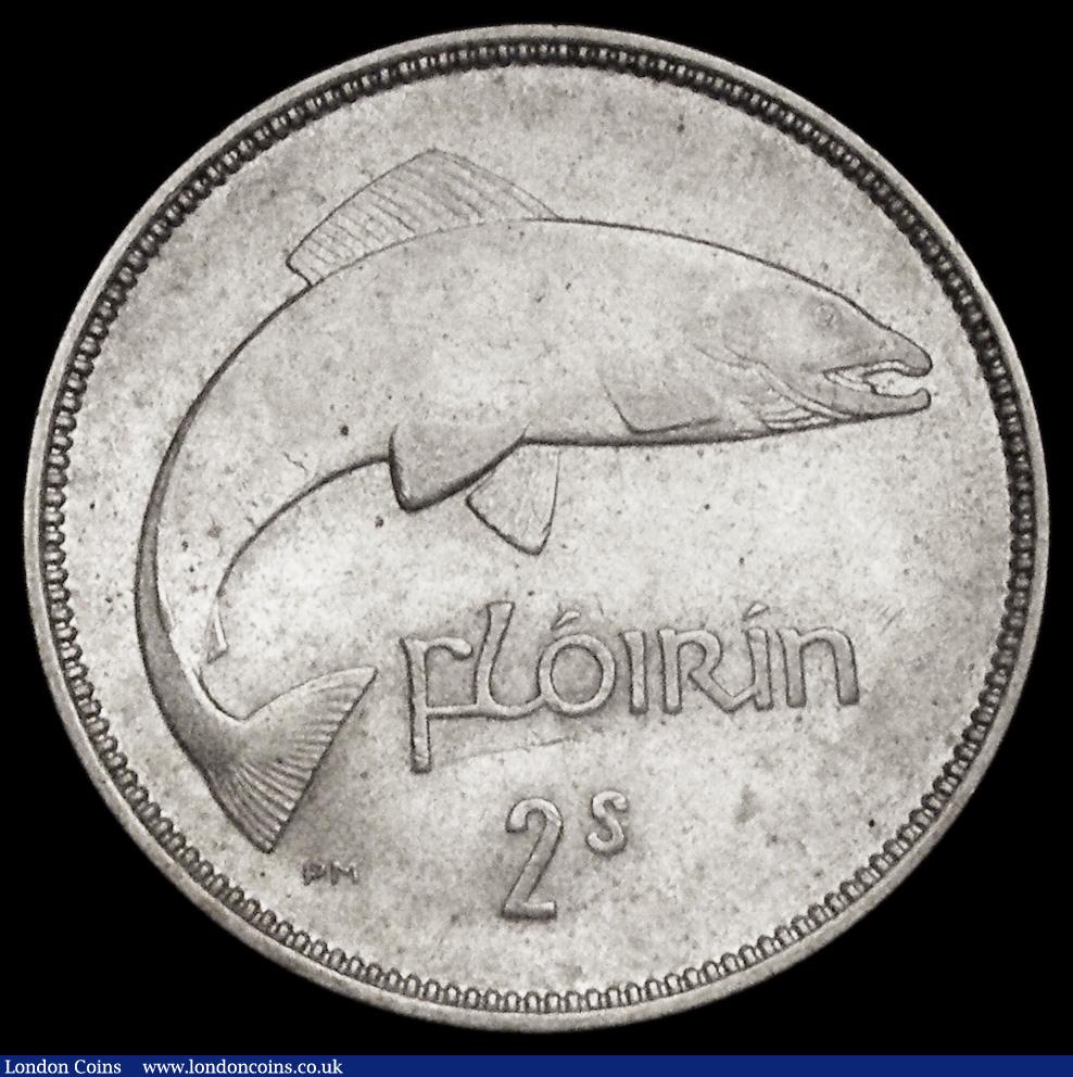 London Coins : A192 : Lot 653 : Ireland Florin 1934 S.6626 EF or near so and a key date