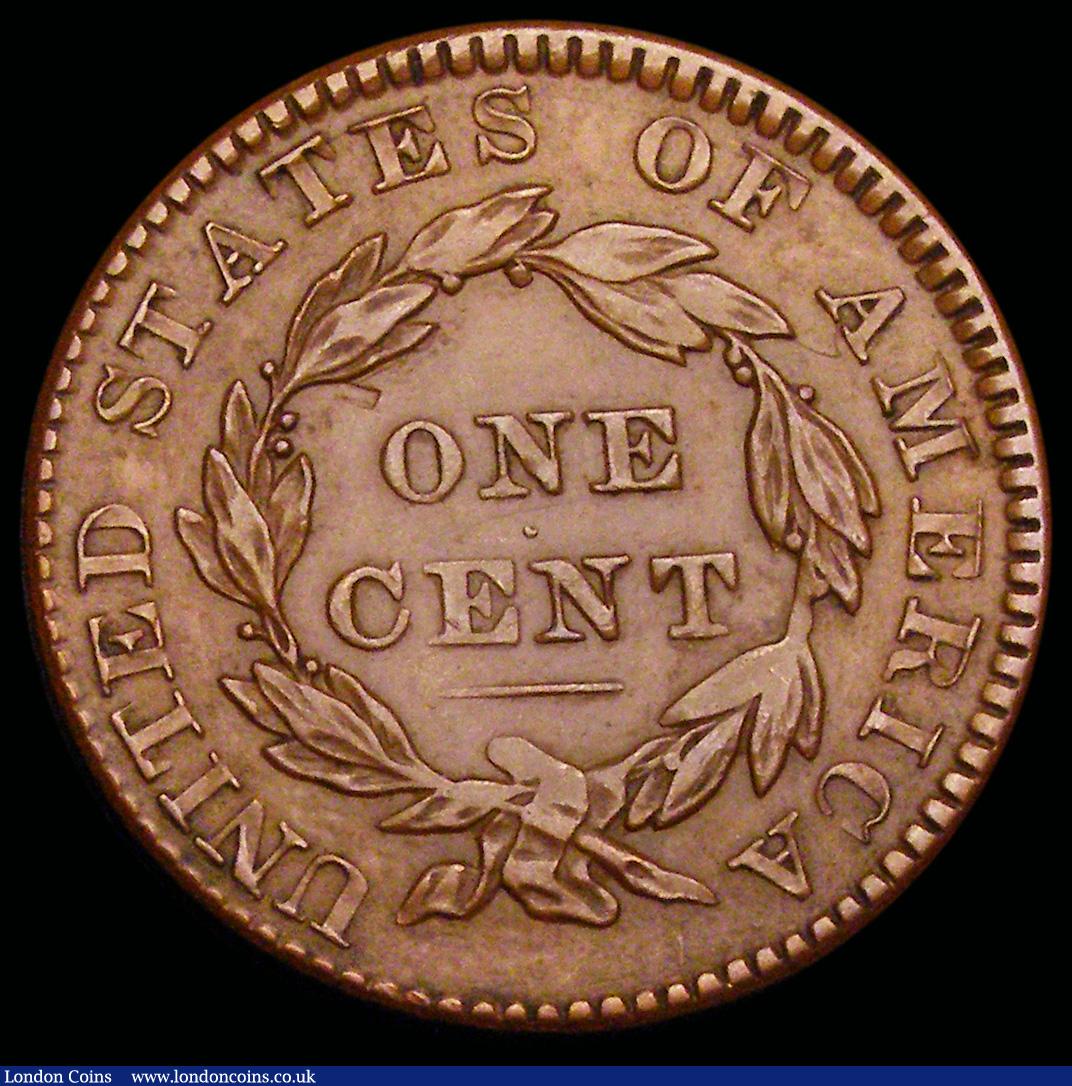 London Coins : A192 : Lot 750 : USA Cent 1830 EF