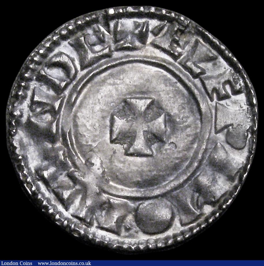 London Coins : A192 : Lot 860 : Penny, Edward The Confessor (1042-1066), radiate Small Cross type BMC 1, S1173 deeply toned EF on a ...