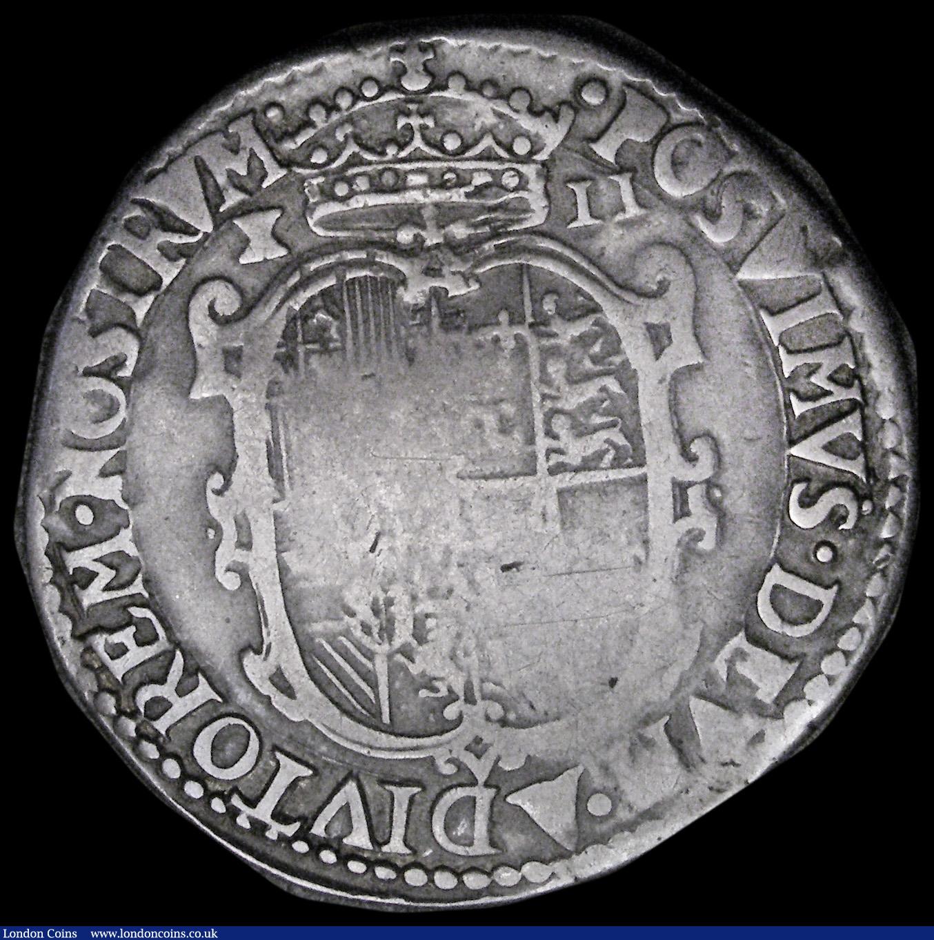 London Coins : A192 : Lot 880 : Shilling Philip and Mary 1554 Full titles, with mark of value S.2500 Fine with Mary's portrait ...