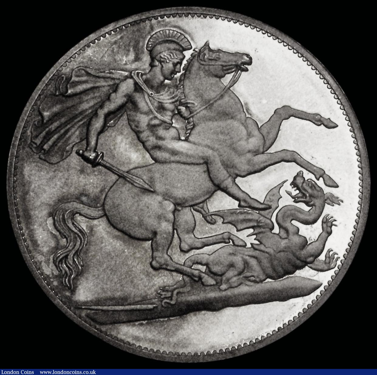 London Coins : A192 : Lot 963 : Crown 1936 Edward VIII Pattern by INA in .925 silver. Obverse: Right facing head by P. Metcalfe, wit...