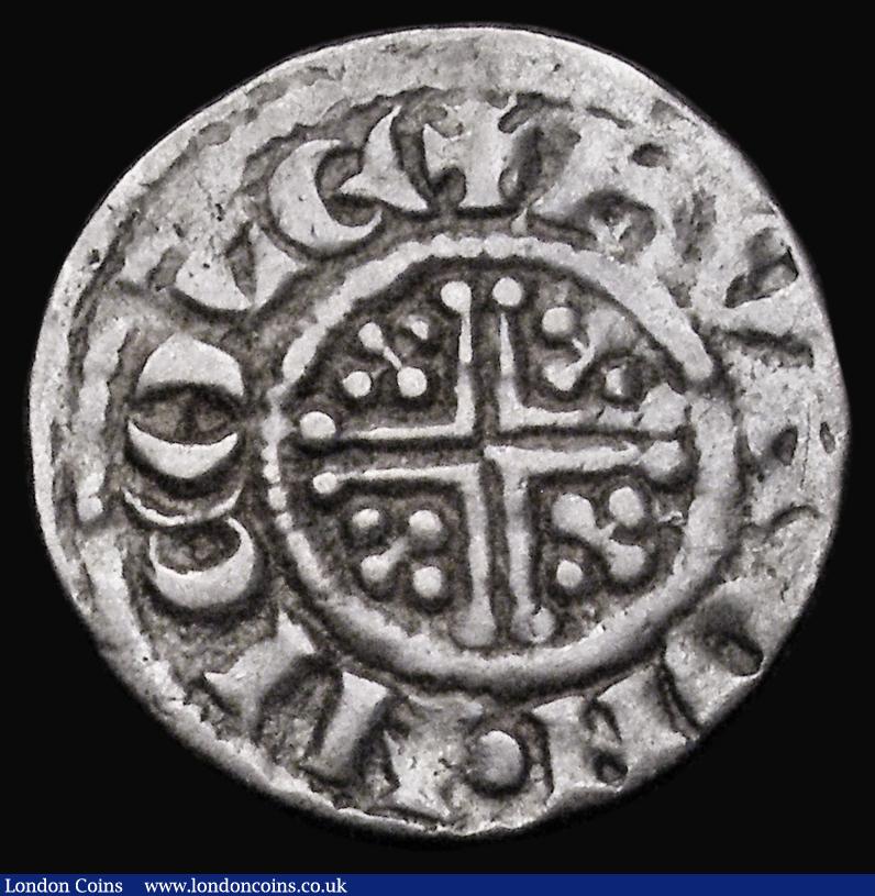 London Coins : A193 : Lot 1016 : Penny Henry II short cross, S.1343 Hugh on Lincoln Very Fine