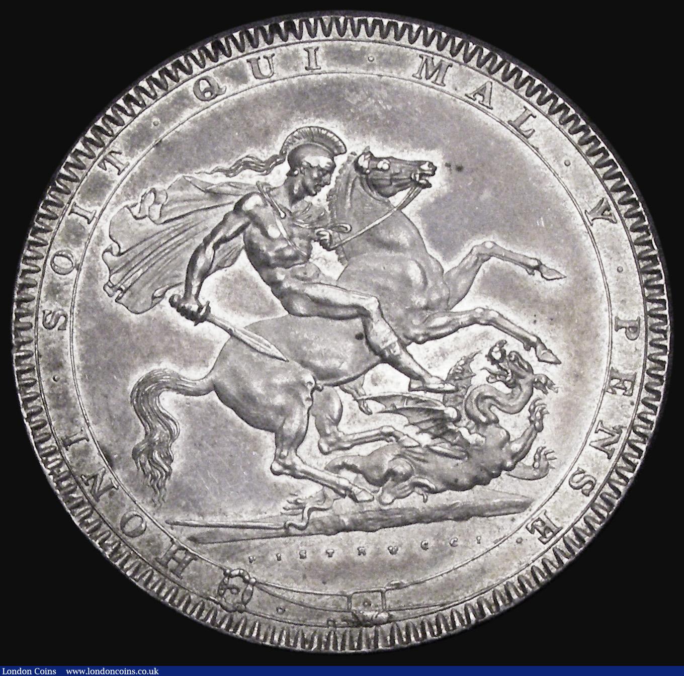 London Coins : A193 : Lot 1102 : Crown 1818 LIX ESC 214 Bull 2009 GEF 