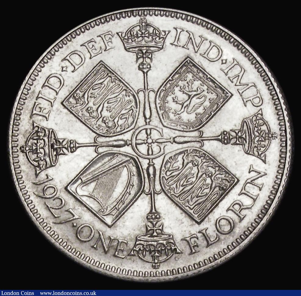 London Coins : A193 : Lot 1270 : Florin 1927 Proof ESC 947, Bull 3779 nFDC